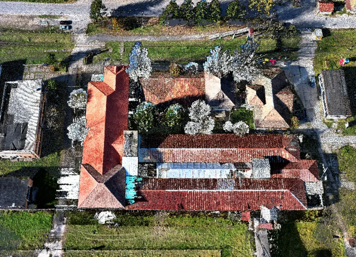 Scanare 3D LiDAR — situl minier Petrila